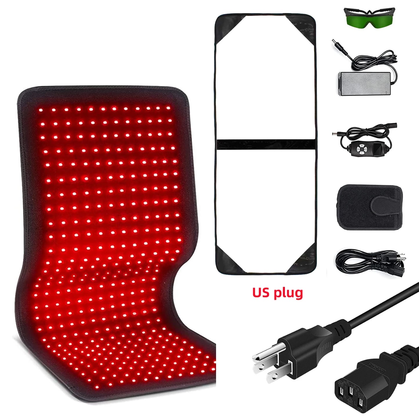 Full-Body Relief—Red & Infrared LED Therapy Belt for Face, Body, and Joints