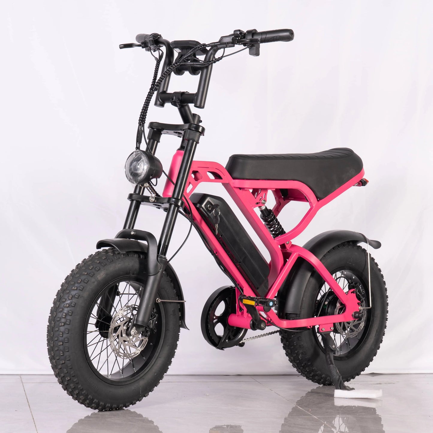 V20 16-inch electric mini bike, V20 mini highway Ebike, full suspension, fast fat tires, AU warehouse, 250W motor power, 36V