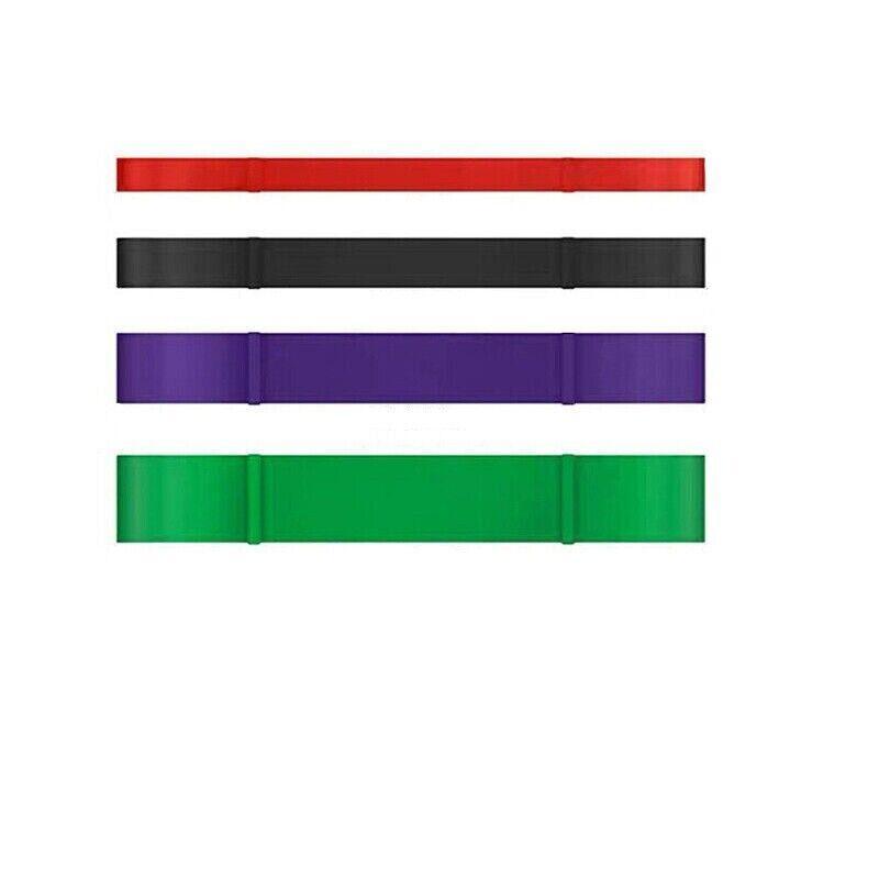 Heavy Duty Resistance Yoga Band Loop Exercise Fitness Workout Band Gym Band - Yellow 5-15 lbs (6.4mm*2080mm)