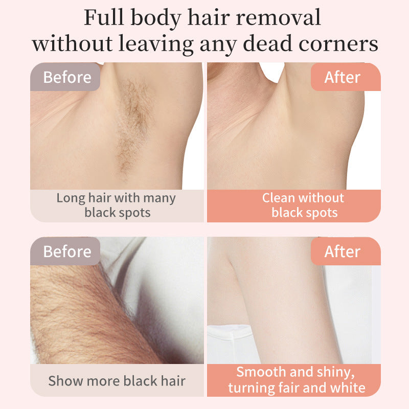 Pink Rechargeable 2-in-1 Electric Shaver for Women - Dual-Head Bikini Trimmer & Body Hair Remover