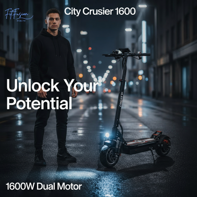 1600W Dual Motor City Electric Scooter – High Power, Foldable Urban E-Scooter for Adults