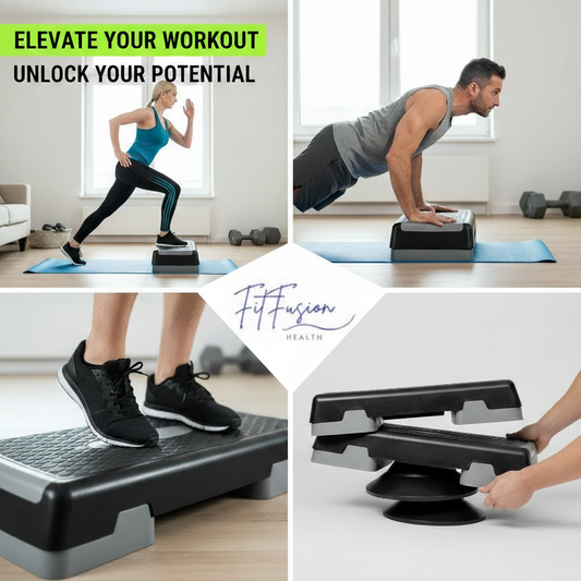 Exercise Equipment Step Platform Adjustable Workout Aerobic Stepper