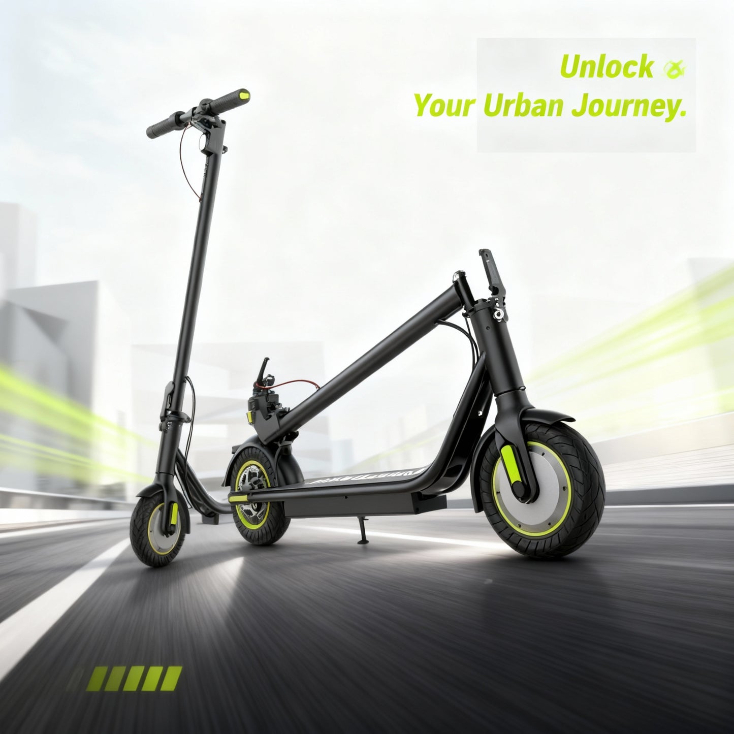 DXH Delong 500W Electric Scooter – Powerful, Portable, Foldable E-Scooter for Adults