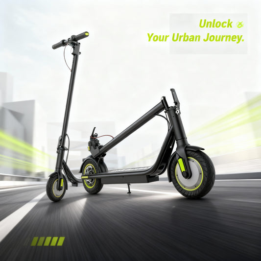 DXH Delong 500W Electric Scooter – Powerful, Portable, Foldable E-Scooter for Adults