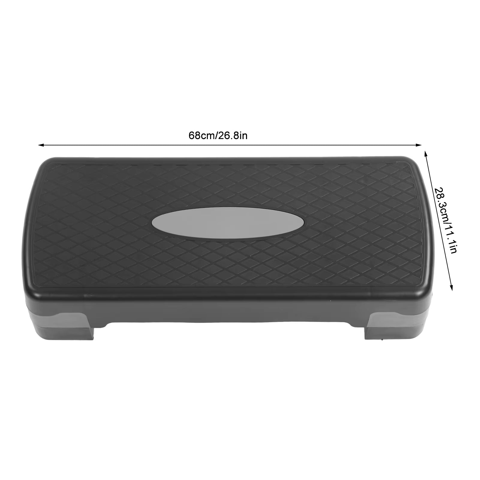 Exercise Equipment Step Platform Adjustable Workout Aerobic Stepper Plastic Aerobic Stepper Bench for Home Gym Office