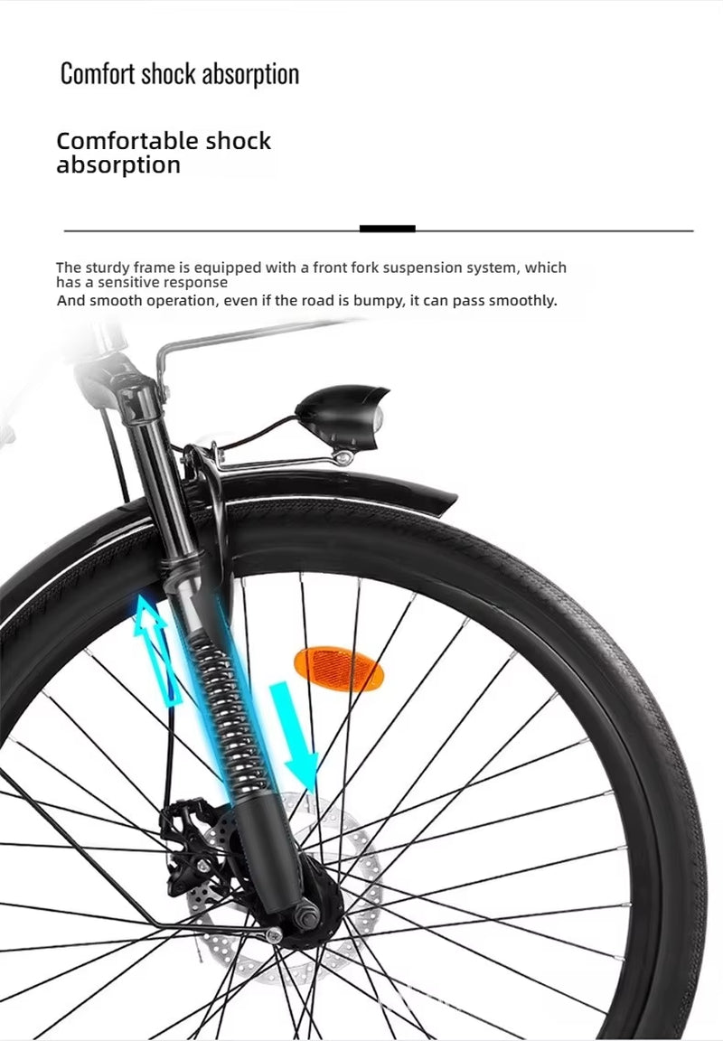 Folding Electric E Bikes Professional Ultra Lightweight Portable Trunk Foldable Electrical Bicycles Adult'S Driver Scooters