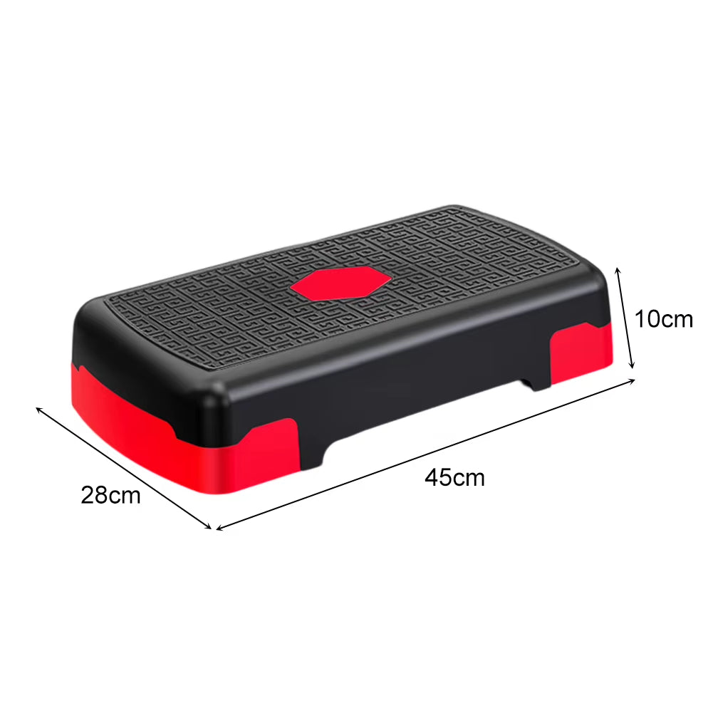 Gym Exercise Foot Pedal Adjustable Body Building Stepper Non-Slip Stable 200KG Load-Bearing Portable Fitness Equipment
