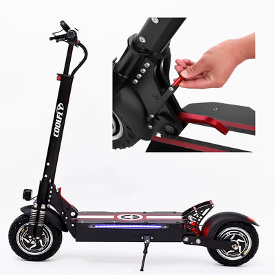 New 1600W Motor Dual Motor Electric Scooter 2024 Electric Skateboard and Scooter 40 Degree Climb Angle City Electric Scooter