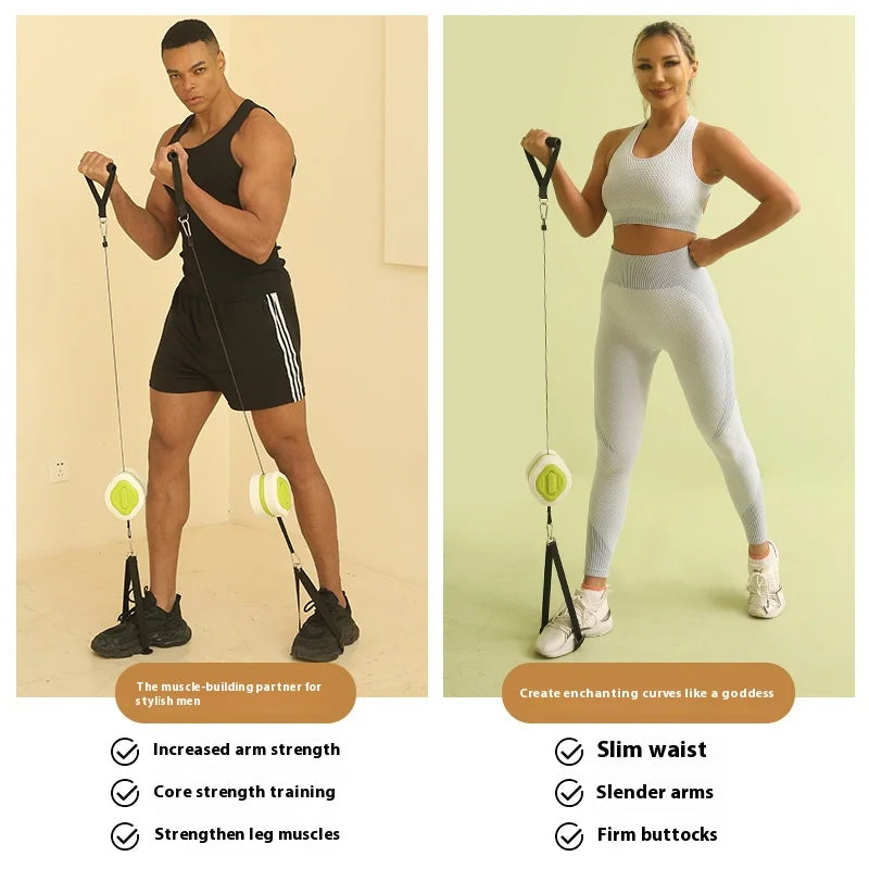 Portable Fitness Elastic Bands Set Agility Training Kickboxing Chest Exercise Equipment Weight Bar Home Gym Equipment Sport