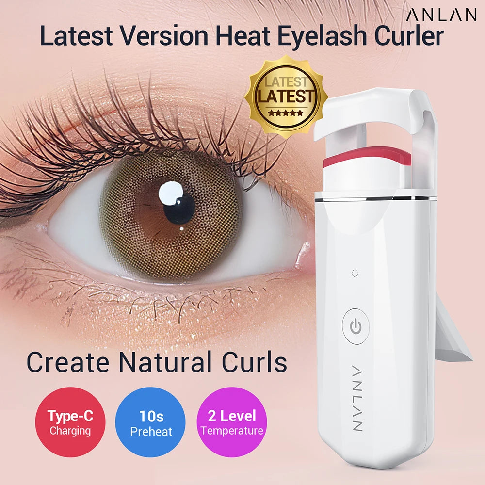 Effortless, Lasting Lift—ANLAN Electric Heated Eyelash Curler