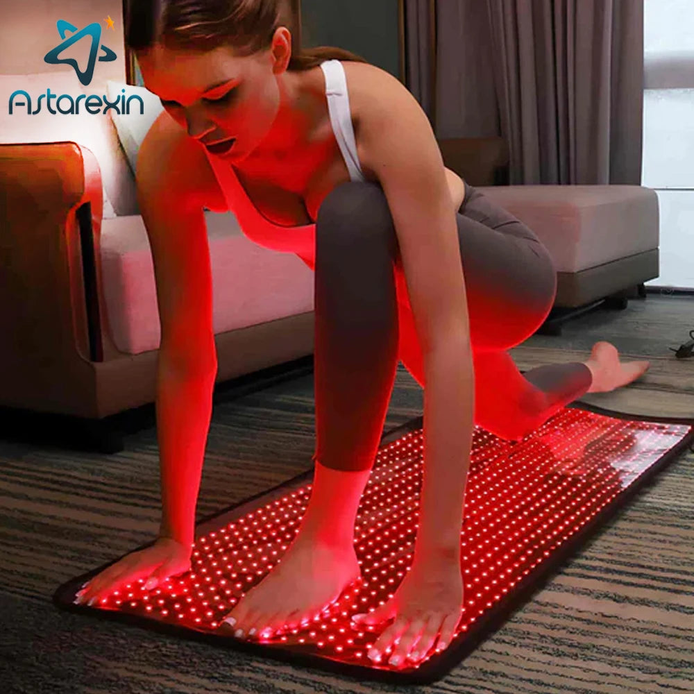 Advanced Red Light Therapy Heating Pad—Targeted Relief for Waist, Back & Shoulders