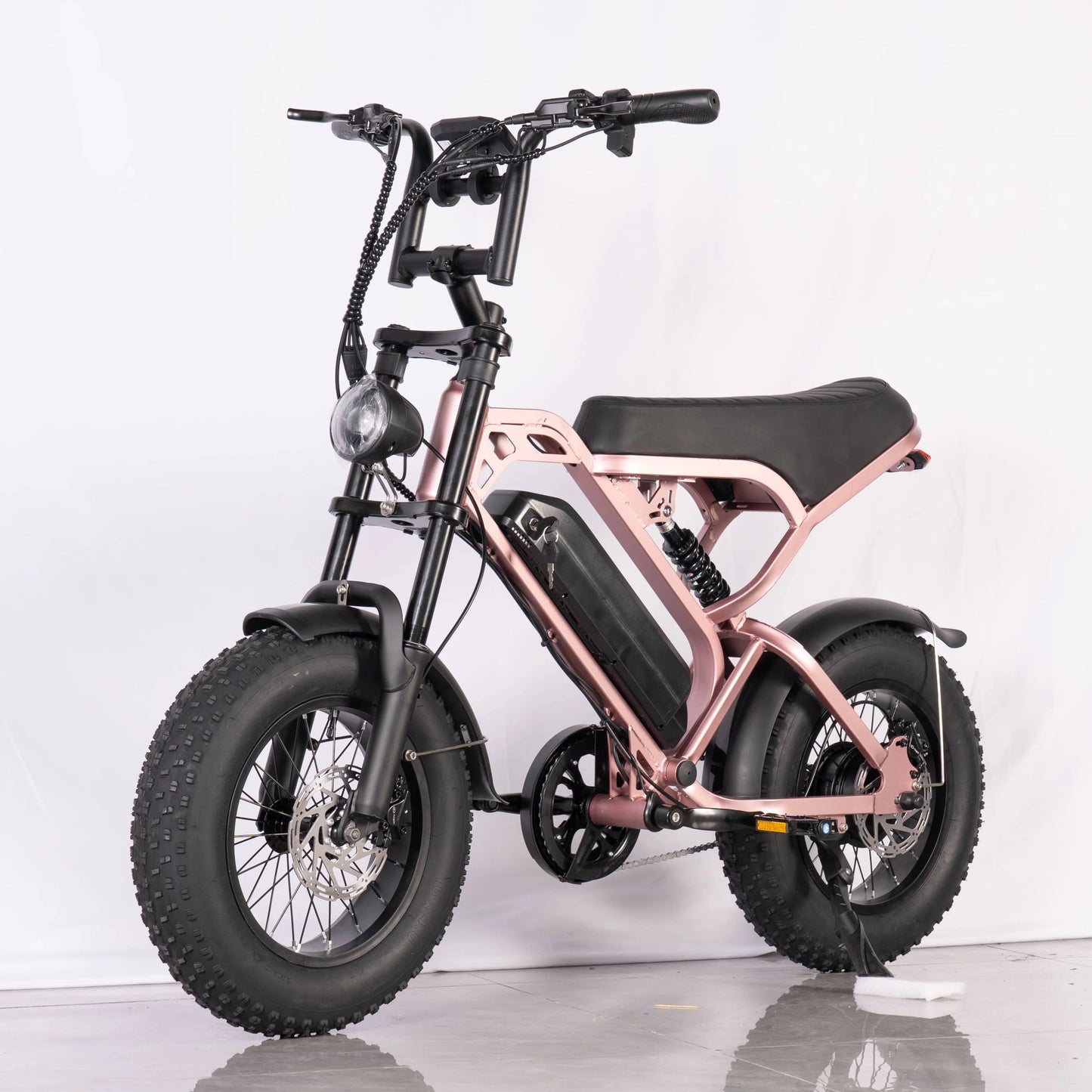 V20 16-inch electric mini bike, V20 mini highway Ebike, full suspension, fast fat tires, AU warehouse, 250W motor power, 36V