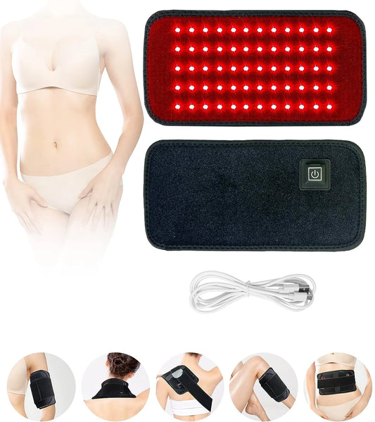 Slim, Soothe, and Recover—Red & Infrared LED Therapy Belt with 60 LEDs