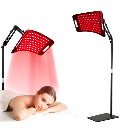Revitalize & Recover—Red & Infrared Light Therapy Panel with Adjustable Stand