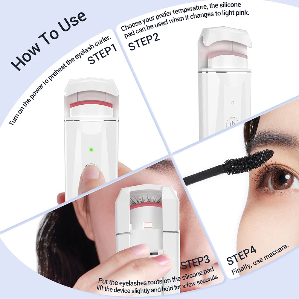 Effortless, Lasting Lift—ANLAN Electric Heated Eyelash Curler