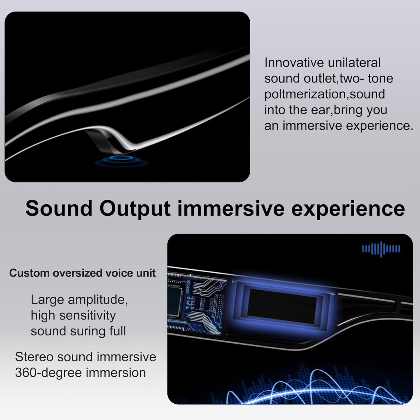 AI Smart Translation Glasses: 110+ Languages, Photochromic Lenses, Bluetooth – Ideal for Travel, Business & Daily Use（black）