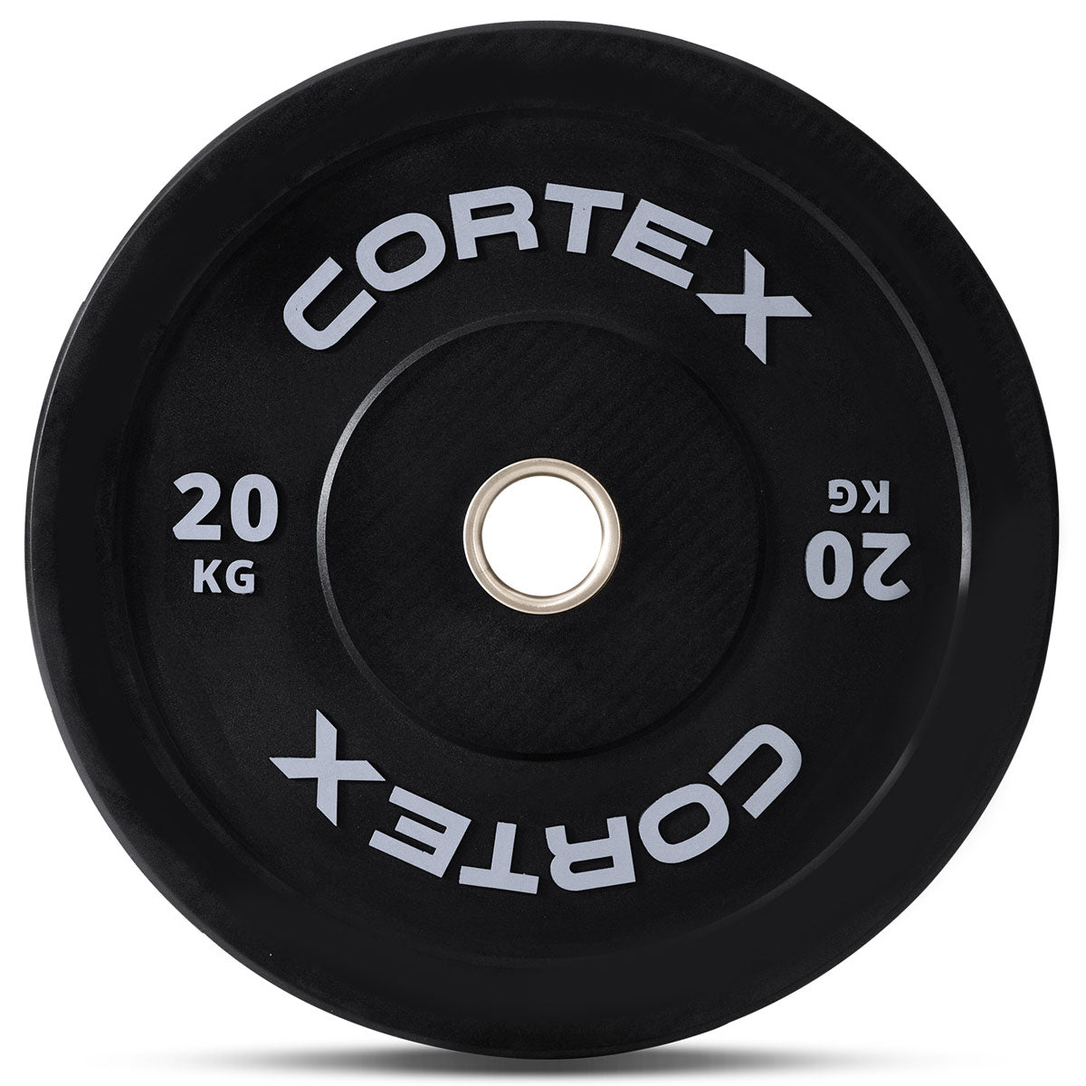 CORTEX Black Series V3 Rubber Olympic Bumper Plate 50mm 20kg (2 Pack)