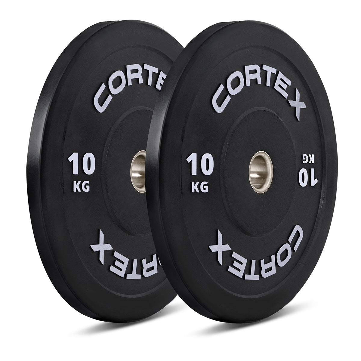 CORTEX 75kg Black Series V3 Bumper Plate Set with ATHENA100 Barbell