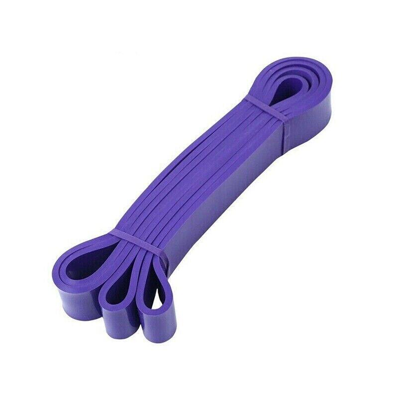 Heavy Duty Resistance Yoga Band Loop Exercise Fitness Workout Band Gym Band - Purple 35-85 lbs (32mm*2080mm)