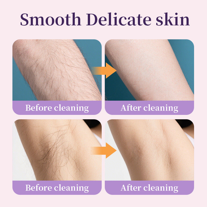 Purple Lectric Bikini Trimmer for Women, 1 Set Rechargeable 2 in 1 Body & FacialHair Removal