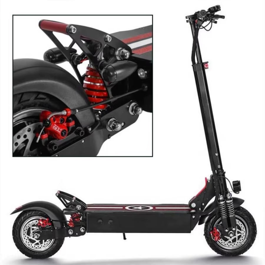 New 1600W Motor Dual Motor Electric Scooter 2024 Electric Skateboard and Scooter 40 Degree Climb Angle City Electric Scooter